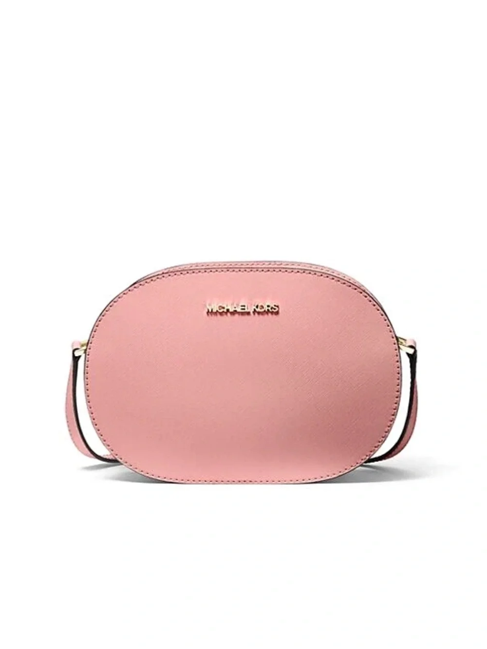 New Michael Kors Jet Set Travel Medium Saffiano Leather Crossbody Primrose